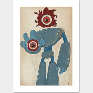 Eye Robot Posters and Art